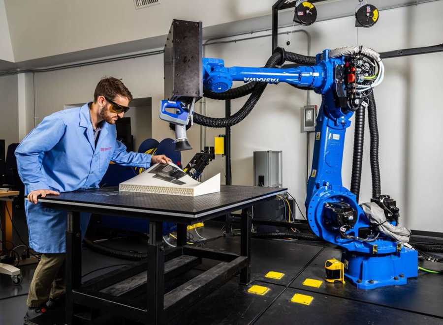 Engineers develop robotic ultrafast laser system for composites processing